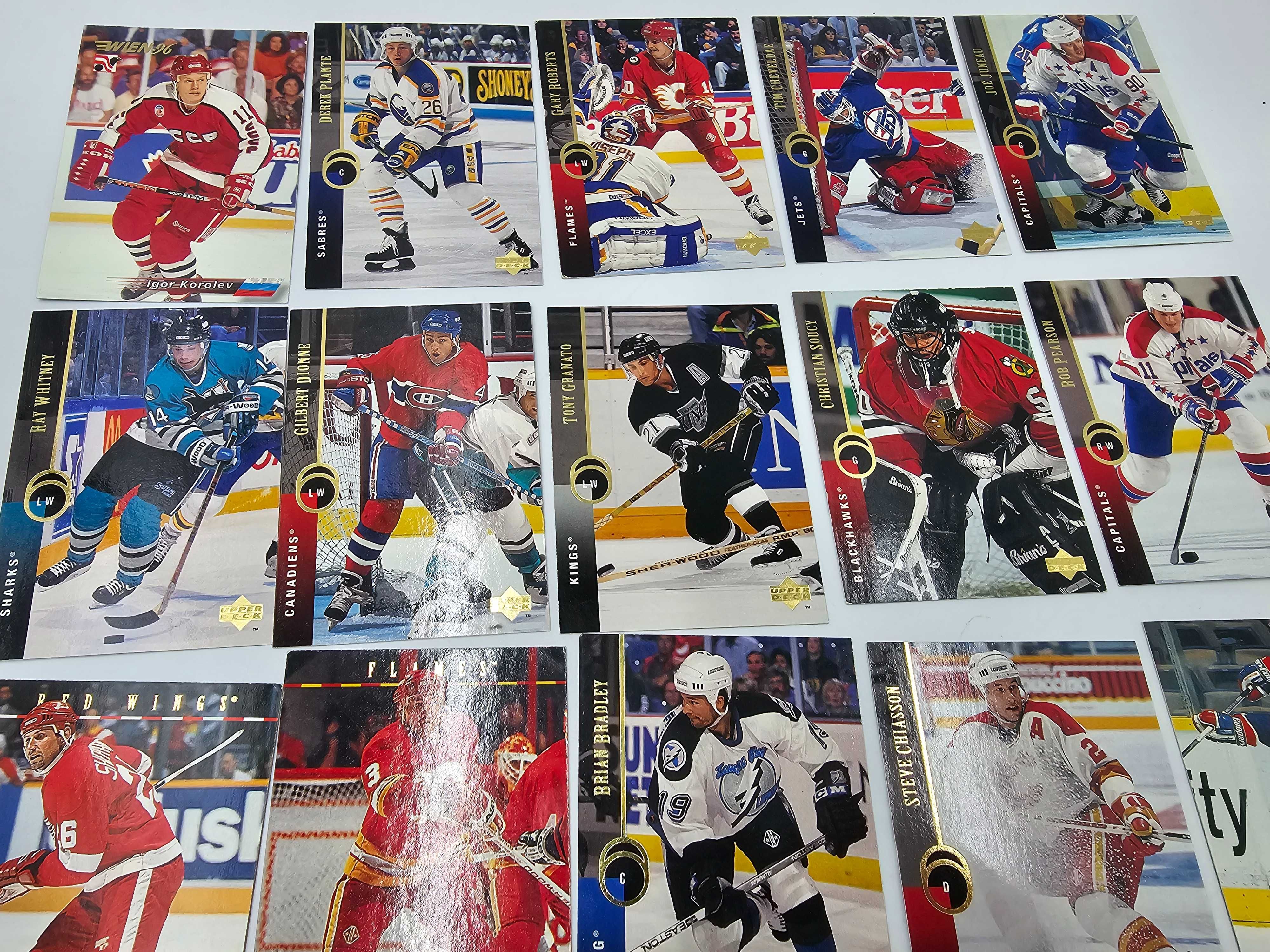 Karty Hokejowe NHL zestaw 20 szt. z 1994 r.