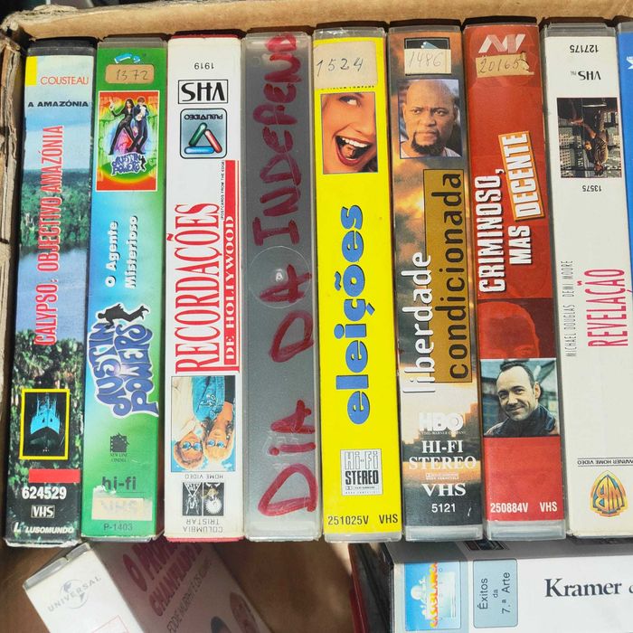 Lote Vhs 11 - Ver lista Abaixo - PROMOÇÂO 1 €