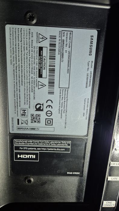 Tv samsung 55 uszkodzony