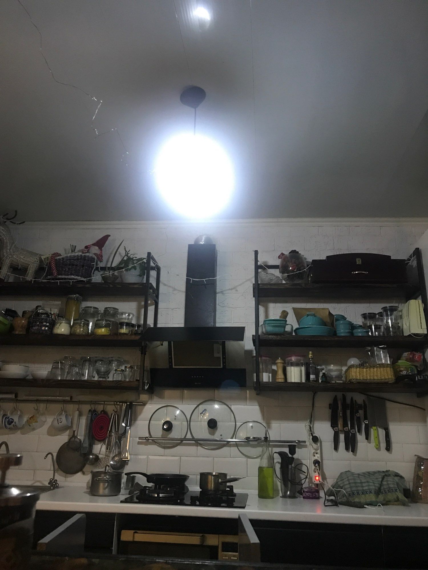 Аварійна Led лампа акумуляторна 12W 220V