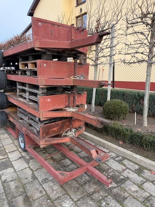 Przyczepka jednoosiowa dwukółka