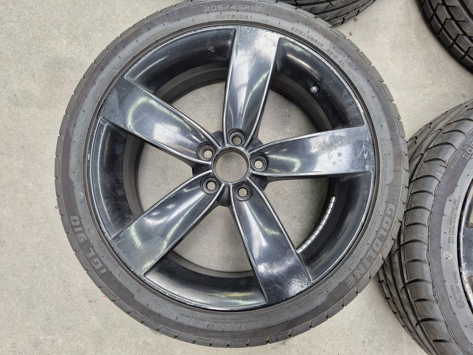 Felgi aluminiowe 17" 5x100 7J ET40 57.1mm opony koła 205/45 7mm 2024r