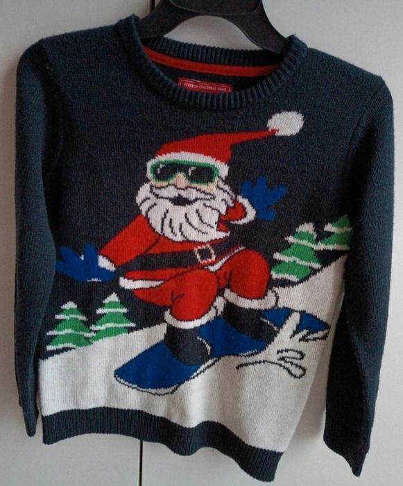 Swetr świąteczny Rebel 140 sweter chłopiec