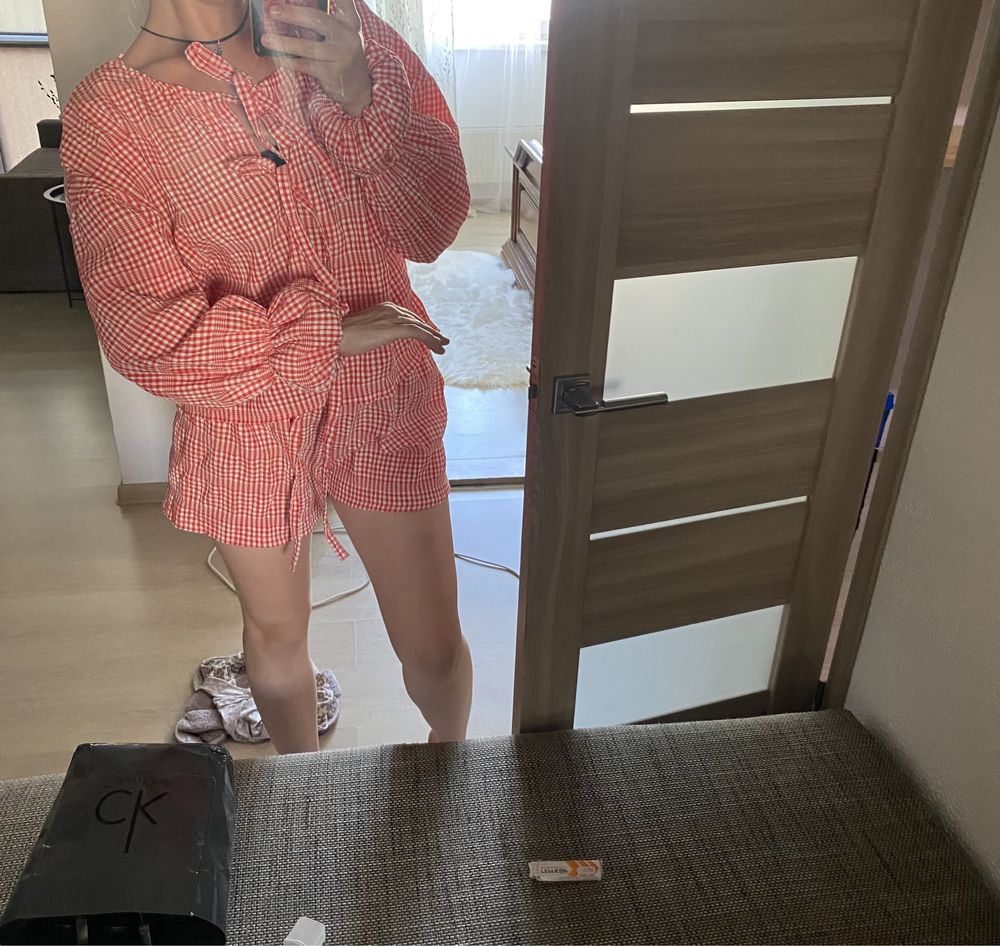 Костюм zara на завязках! Новий