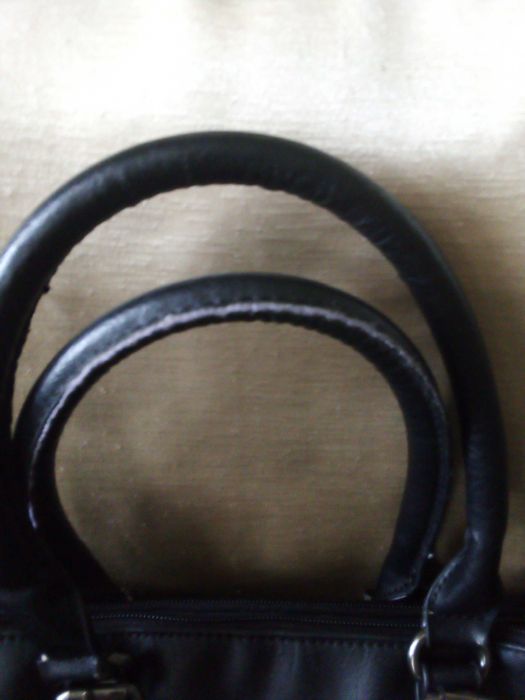 Torebka damska czarna skóropodobna