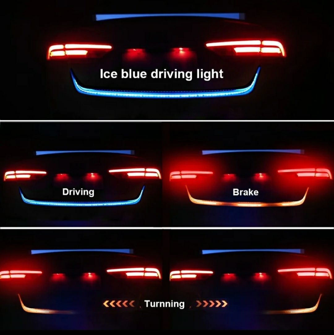 Авто LED-лента с контроллером, повторитель поворотов, габаритов, ДХО