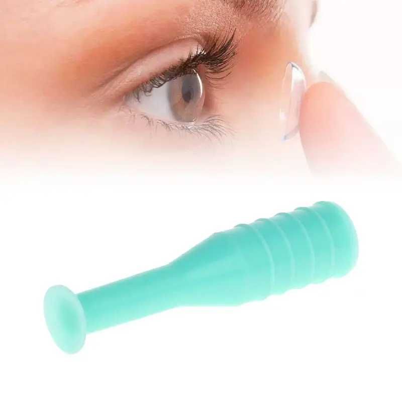 Присоска - манипулятор для всех типов контактных линз ( 5 цветов )