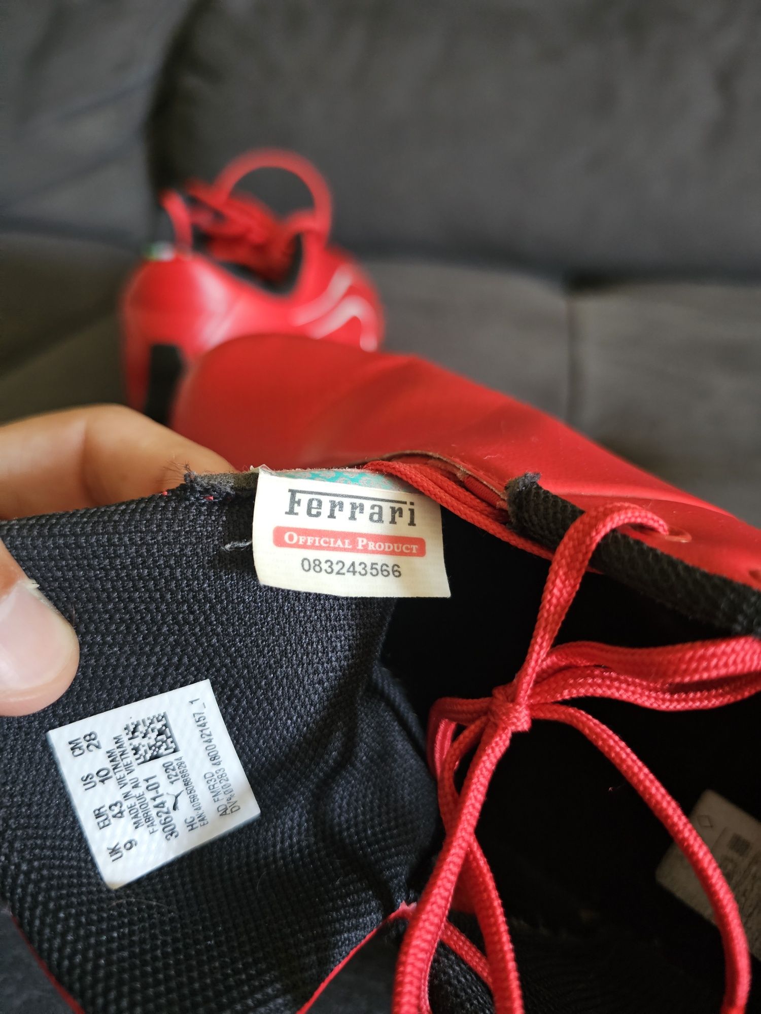 Puma X Ferrari 43EU/ 9UK - Produto oficial