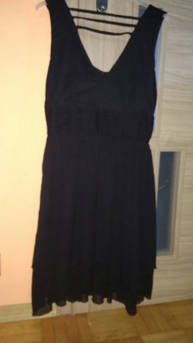 Sukienka M, czarna, letnia