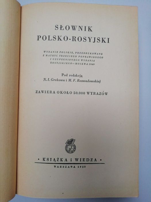 Słownik Polsko-Rosyjski i Rosyjsko-Polski