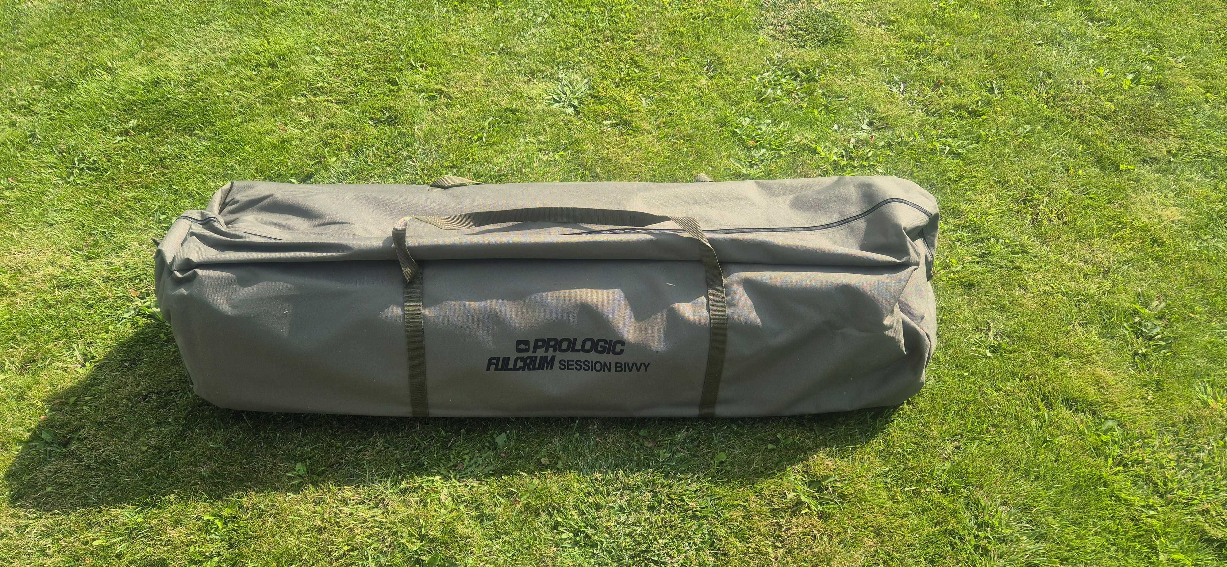 Namiot karpiowy z narzutą Prologic Fulcrum Session Bivvy & Overwrap