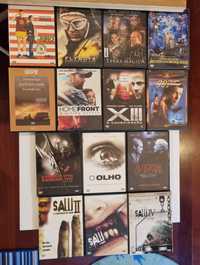 Lote filmes DVD Saw Homefront James Bond Juno XIII Flyboys