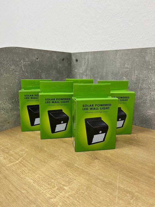 Вуличний ЛІХТАР на сонячній батареї! Світильник з ДАТЧИКОМ руху Фонарь