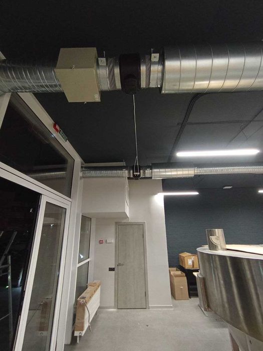 Монтаж вентиляційних систем будь-якого типу. Встановлення вентиляторів