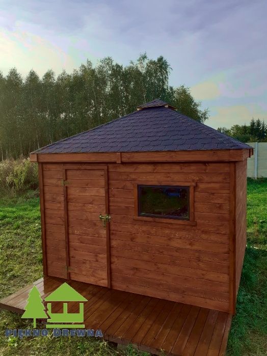 Domek Działkowy Damian 3x3 Piękno Drewna SZYBKA REALIZACJA