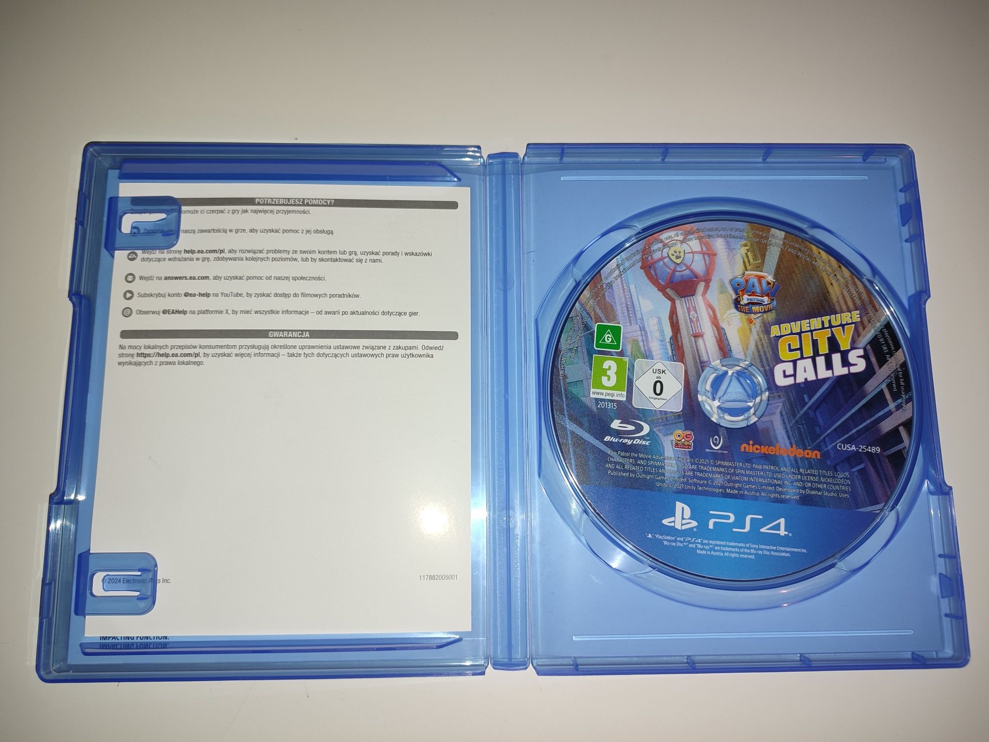 Gra Ps4 Psi Patrol PL Miasto Przygód Wzywa gry PlayStation 4 Crash