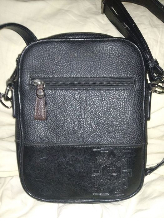 Сумка муж.кожа черн