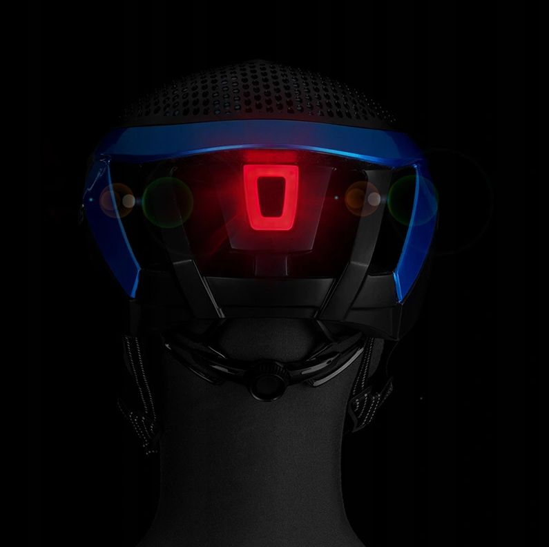 Lampka rowerowa tylna ROXAR na sztycę / kask USB IPX5 20LM PROMOCJA!