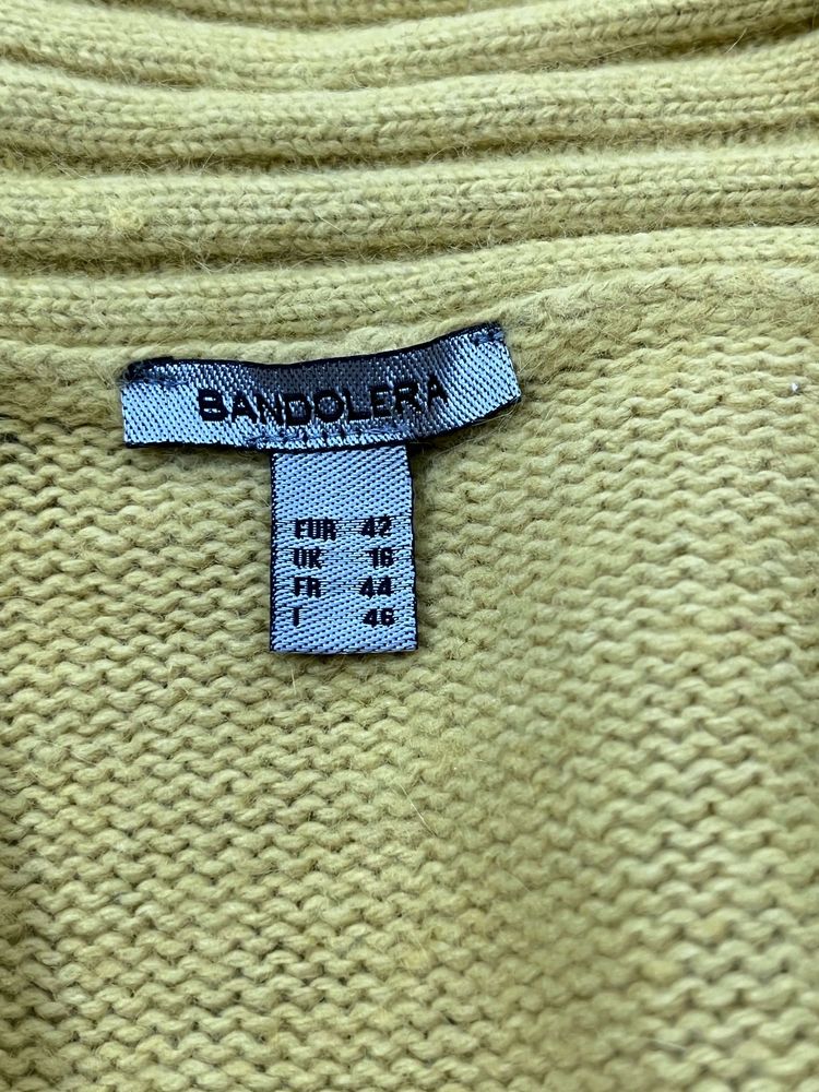 Rozpinany sweter angora Bandolera