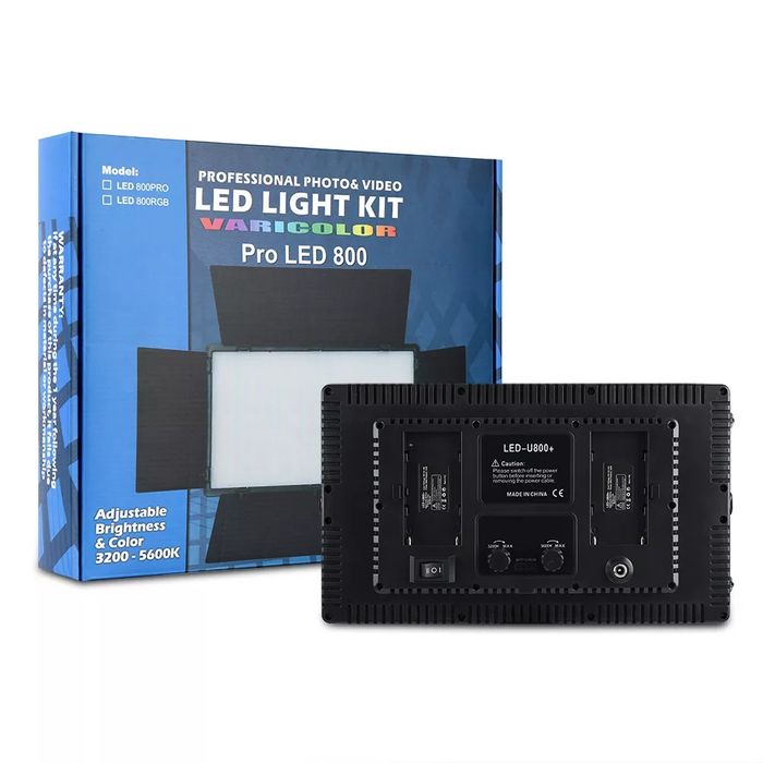 Лампа відеосвітло LED CH U800 29x17 cm 960 Lights 3200K-6500K Remote