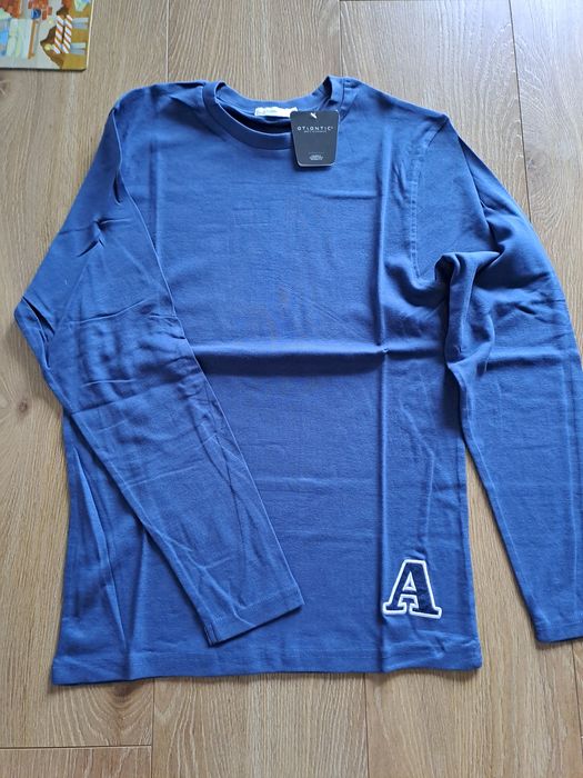 Koszulka piżamowa męska Atlantic, rozmiar M, bawełna, długi rękaw