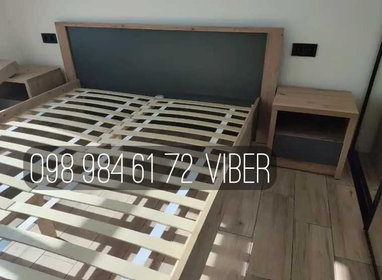 АКЦИЯ 26.06 Кровать 140х200 с буковой ламелью. Ліжко у спальню. Меблі