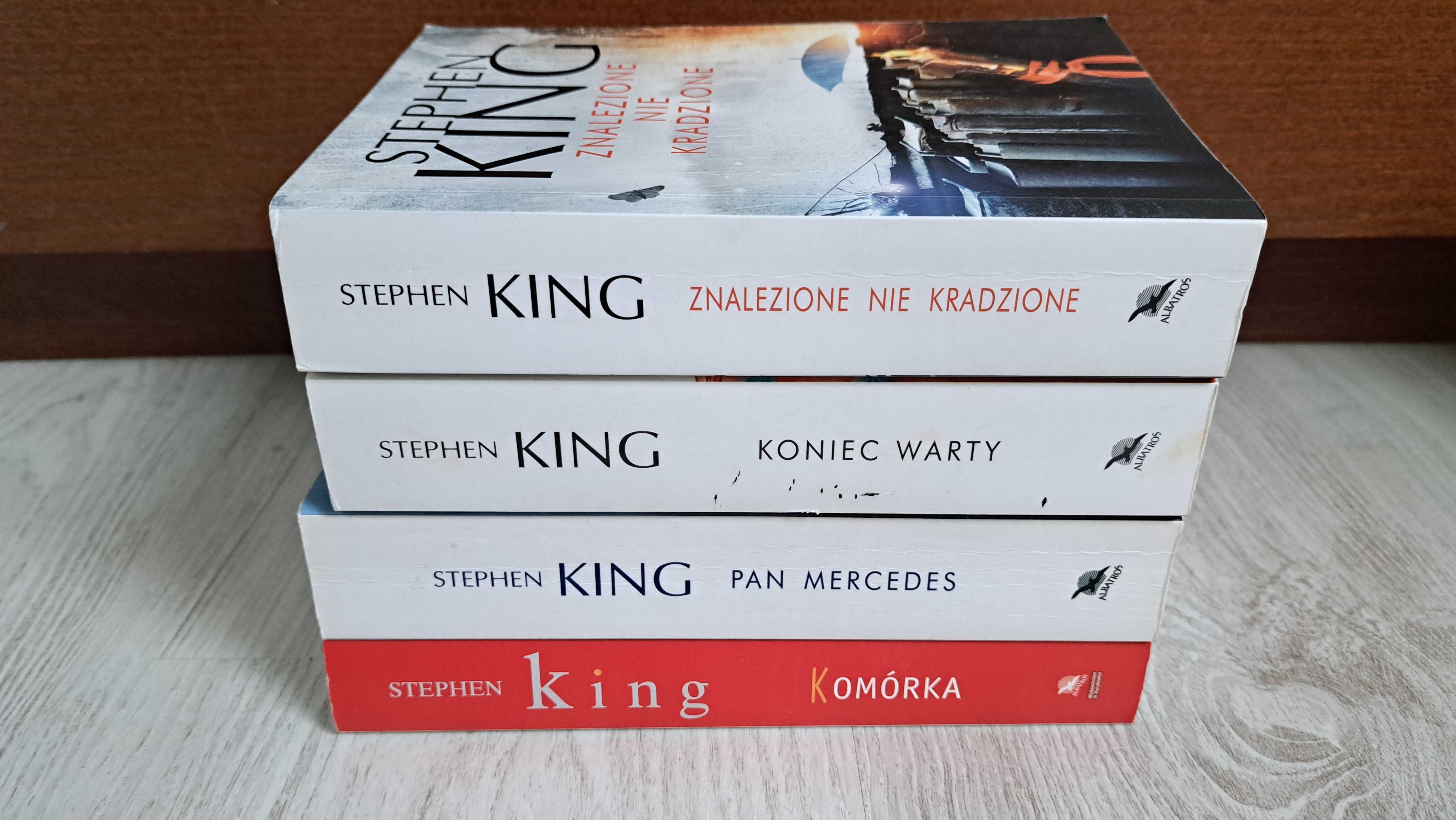 4x Stephen King Pan Mercedes Znalezione nie kradzione Koniec warty