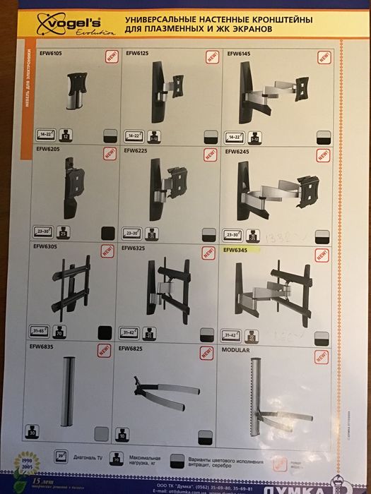 Кронштейн для кріплення телевізора на стіну Vogel's