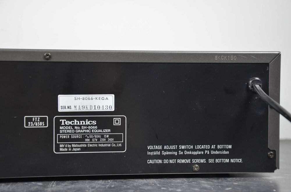 TECHNICS SH-8066 Korektor graficzny TOP JAPAN oryginał okazja!