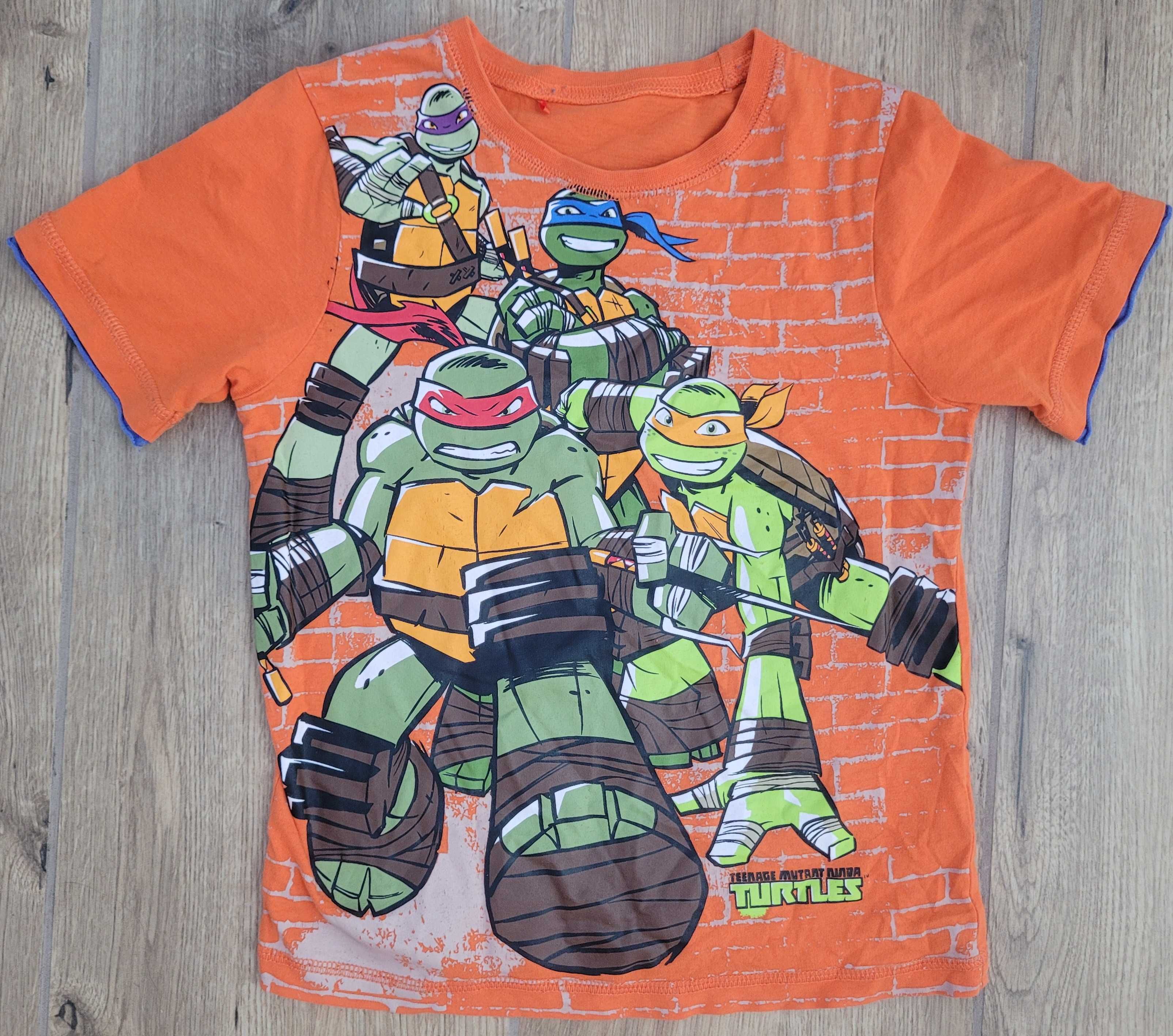 Pomarańczowa bluzka Żółwie Ninja Turtles 122cm