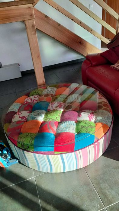 Centro de mesa colorido para sala