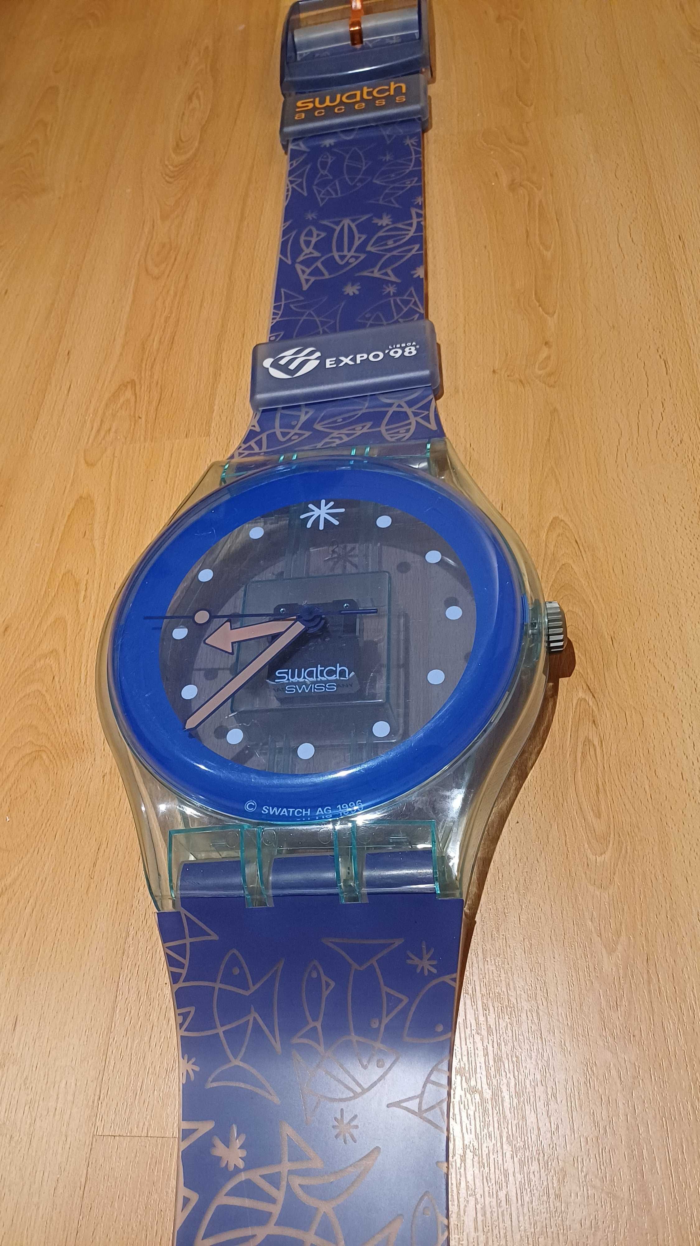 Relógio de parede Swatch - Edição limitada Expo 98