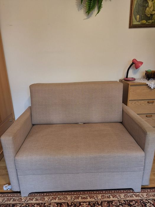 2 x Mała kanapa z funkcją spania / fotel rozkładany