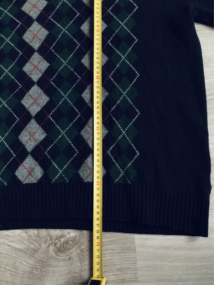 Sweterek meski Gant 100% wełna dziewicza