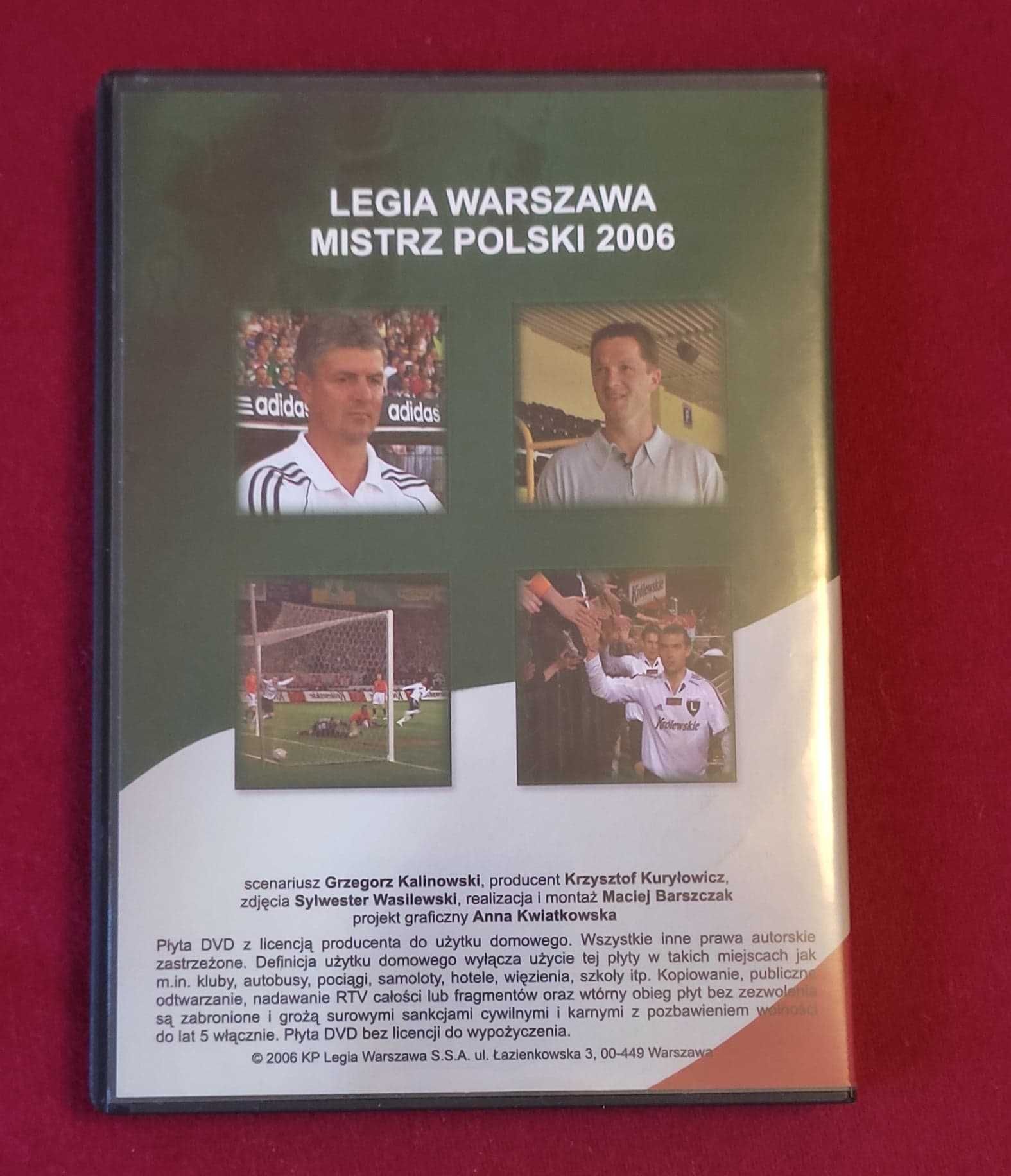 Film DVD Legia Warszawa sezon 2006/2007