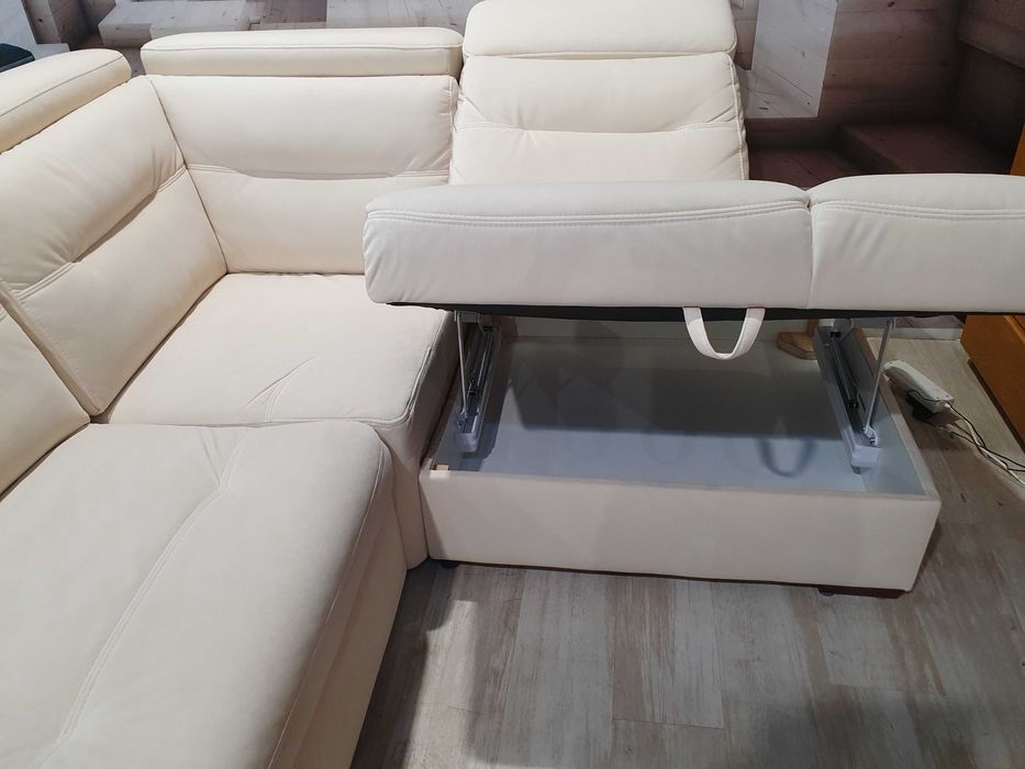 Salmo Narożnik ze spaniem tk.Carabu gr.VI Bydgoskie Meble Promocja 60%