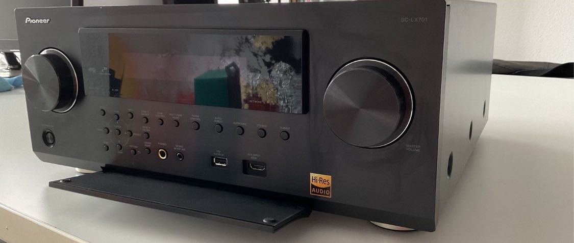 Amplituner Pioneer SC-LX701 kompletny z kartonem.