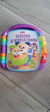 Książka z wierszykami Fisher price