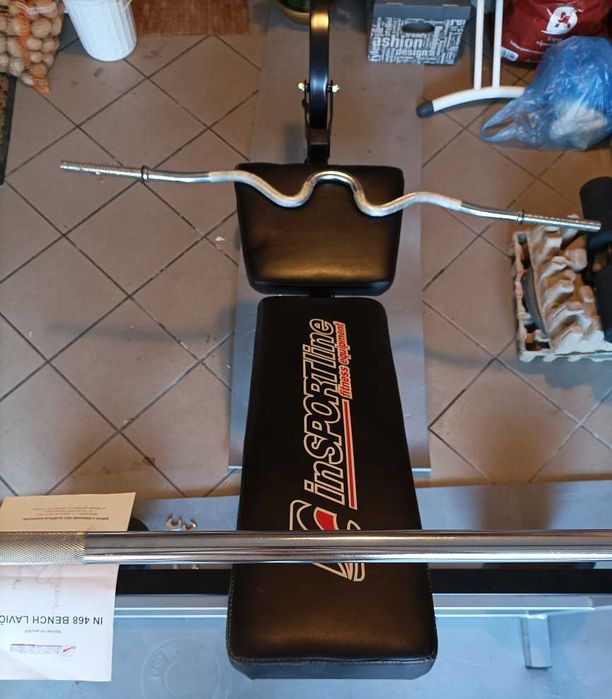 Ławka treningowa pod sztangę Insportline Olympic In468 - do 150 kg