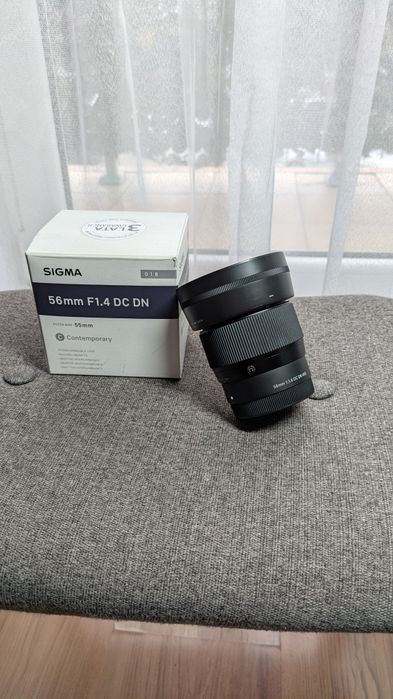 Sigma 56mm F1.4 Sony E + filtr UV