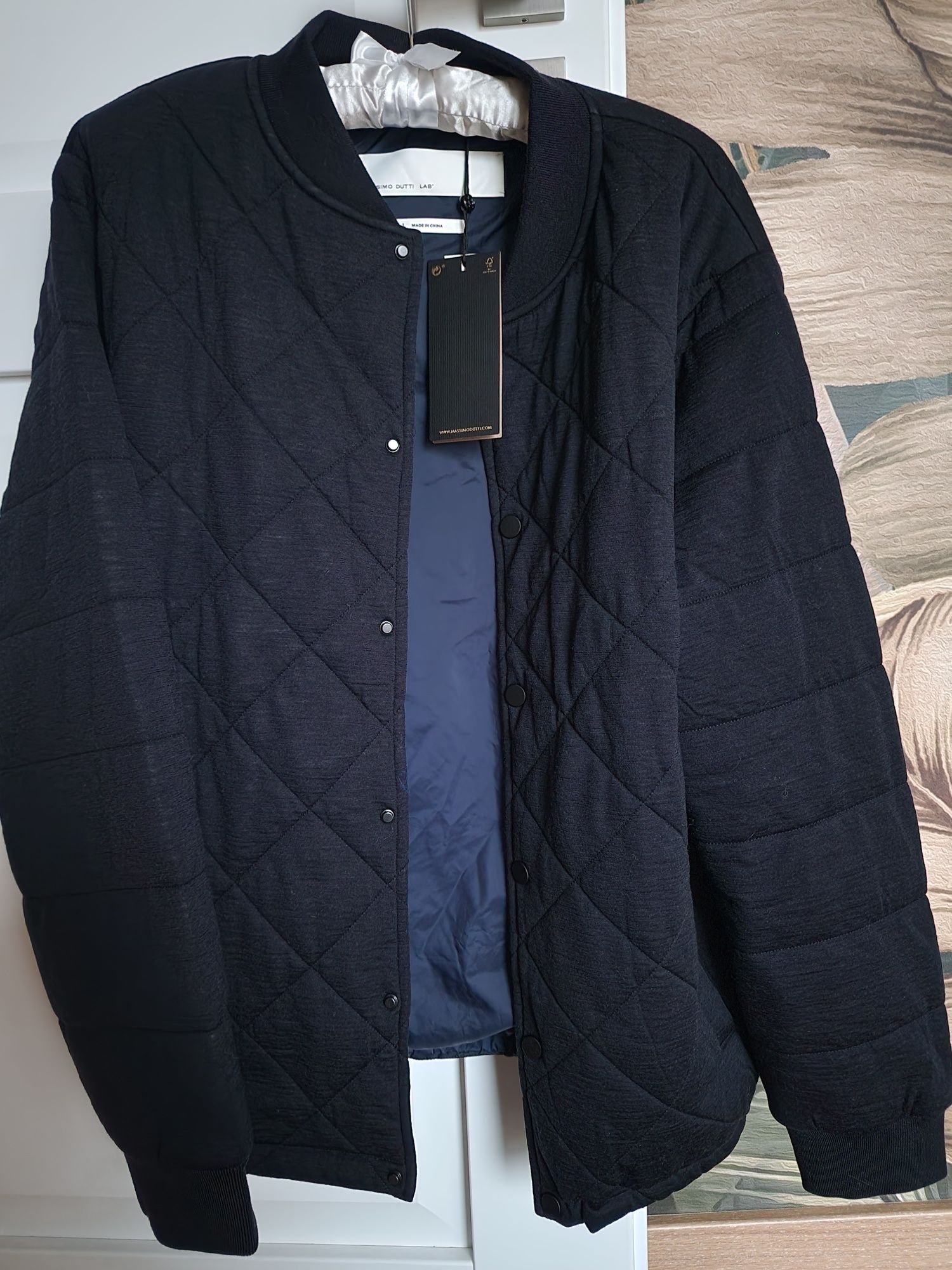 Nowa męska kurtka 100% wełna Merino, Massimo Dutti