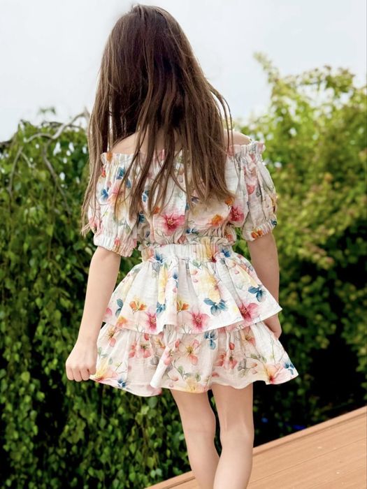 Nowy zestaw bluzka i spódniczka 92 zula handmade