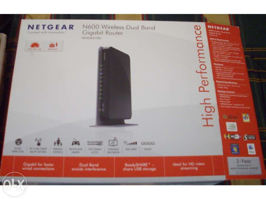 Router Netgear N600 novo