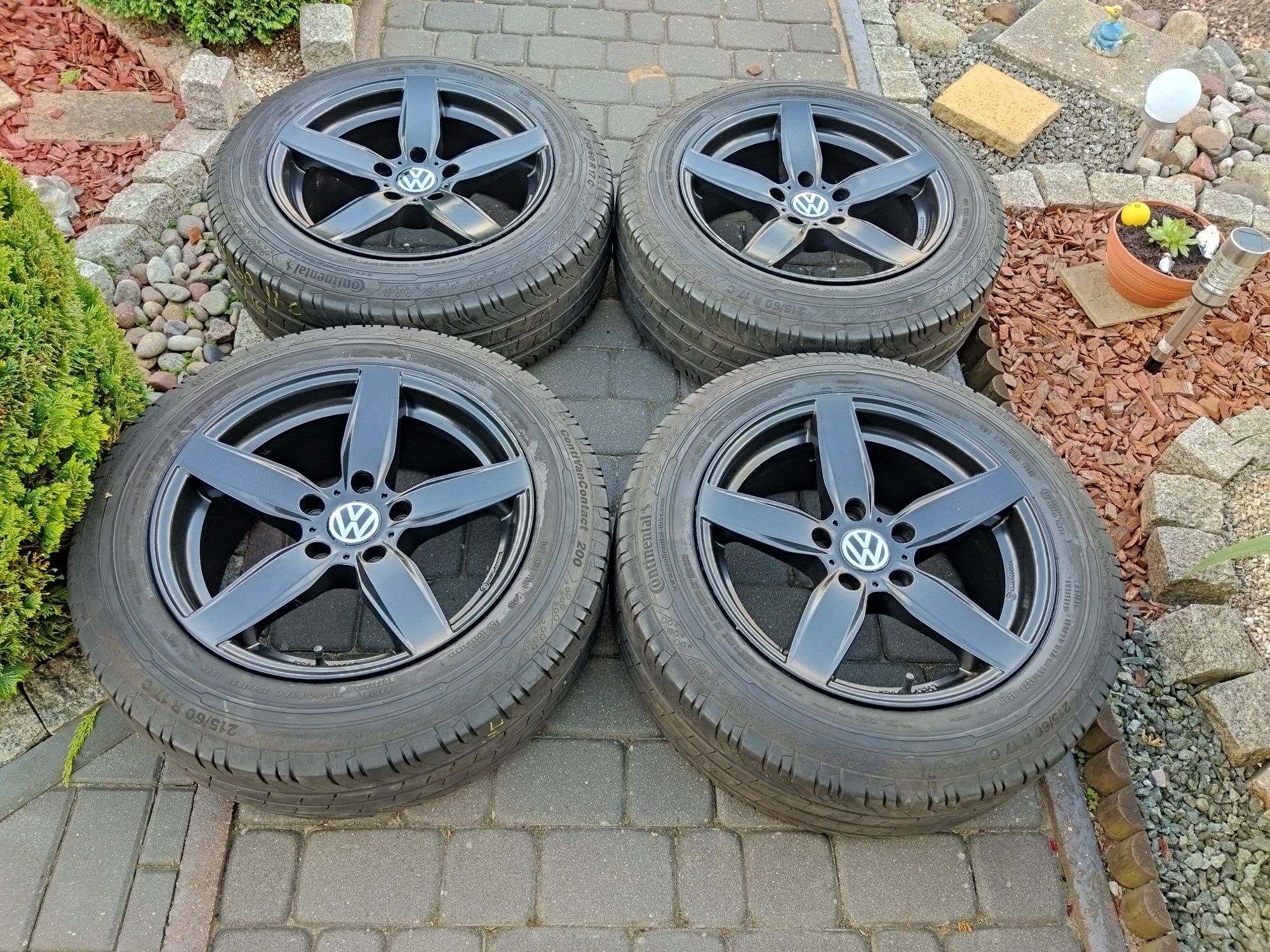 5x120 17 Cali Koła Alu 215/60/17 VW Transporter Caravelle T5