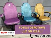 Fotel biurowy GAMINGOWY NOWY obrotowy krzesło do biurka Lugano
