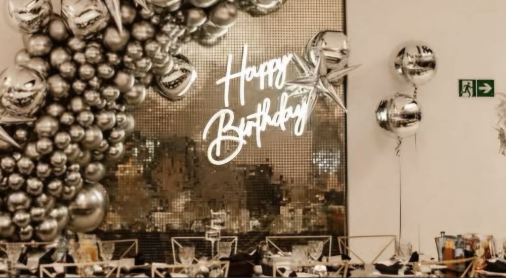 Napisy led (chrzest święty, happy birthday)- do wynajęcia