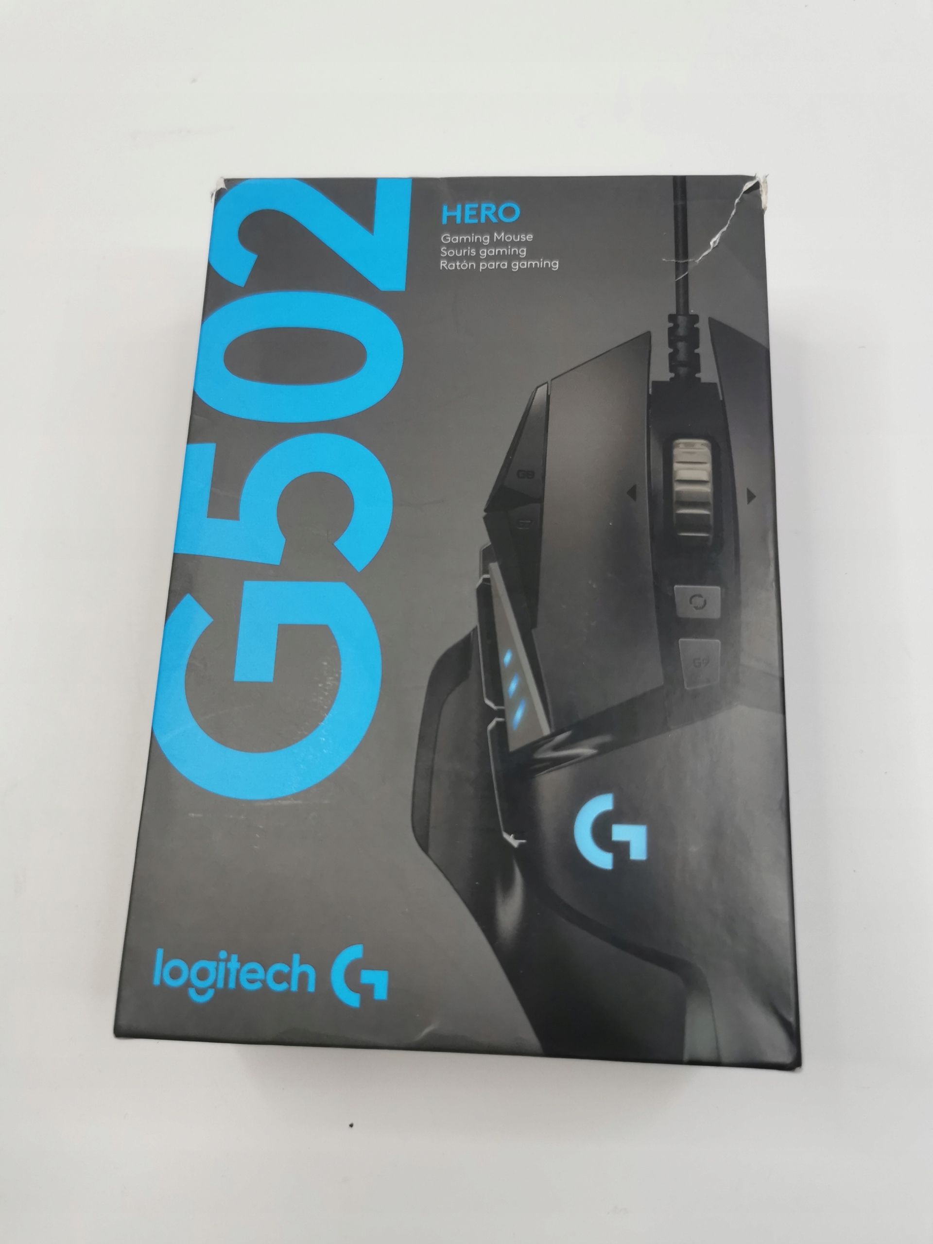 Myszka Przewodowa Logitech G502 Hero Sensor Optyczny + Cieżarki