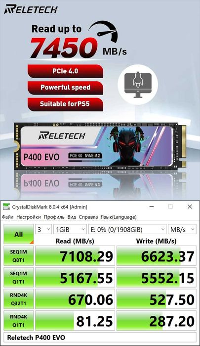 SSD M2 NVME Fanxiang Netac Crucial Cusu 512Gb 1Tb 2Tb (Нові)