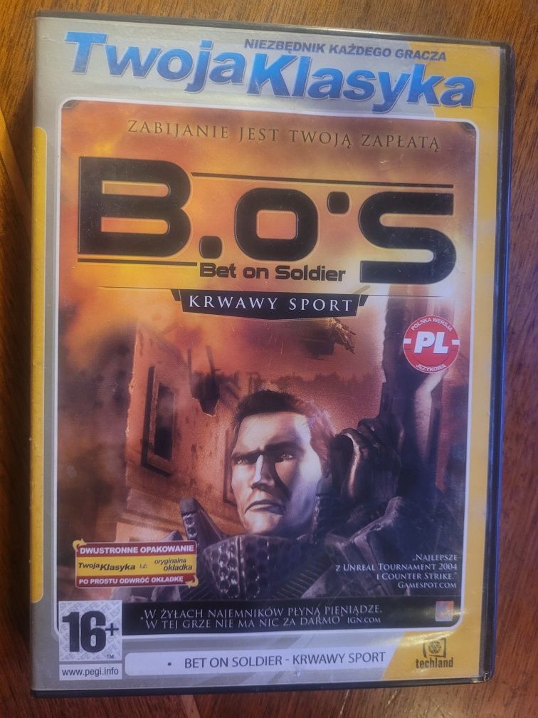 PC CD-ROM x 4 Bet on Soldier - Krwawy Sport 2007 Techland PL