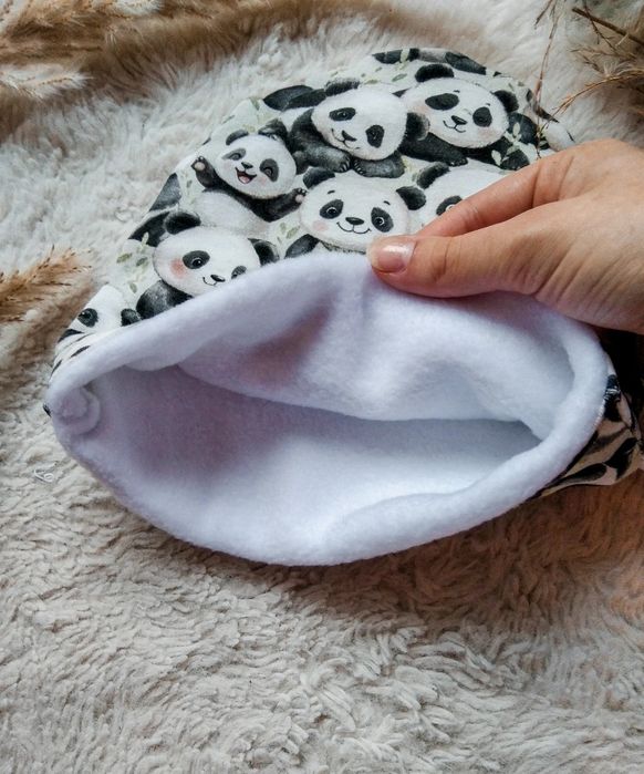 Czapka zimowa w pandy